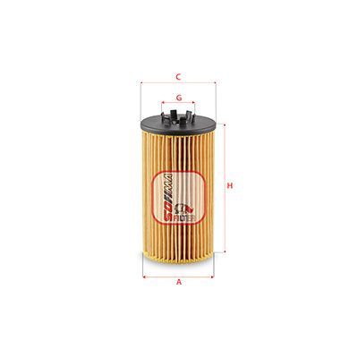 Alyvos filtras SOFIMA S 5257 PE