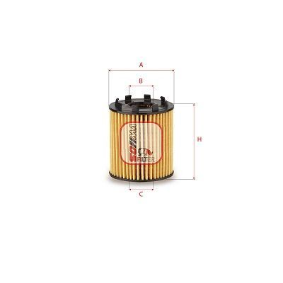 Alyvos filtras SOFIMA S 5258 PE