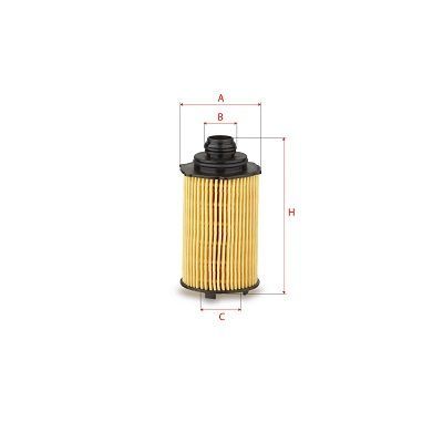 Alyvos filtras SOFIMA S 5276 PE