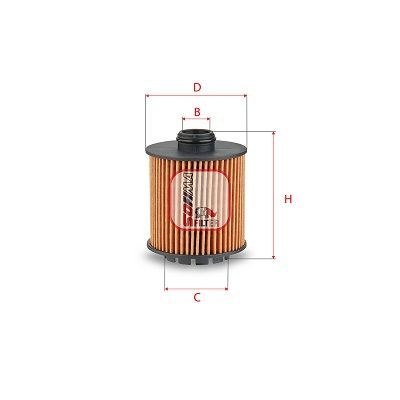 Alyvos filtras SOFIMA S 5288 PE