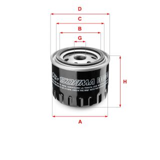 Alyvos filtras SOFIMA S 6100 R