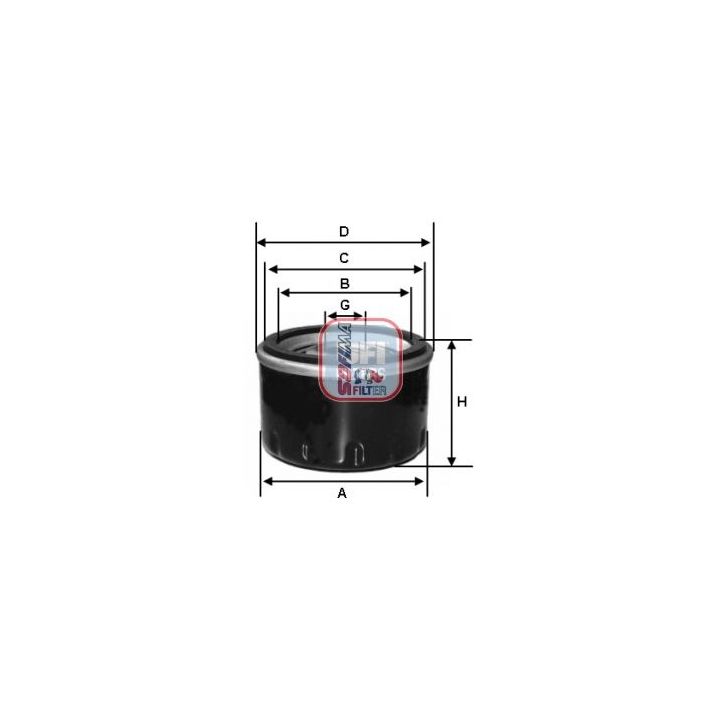 Alyvos filtras SOFIMA S 6220 R