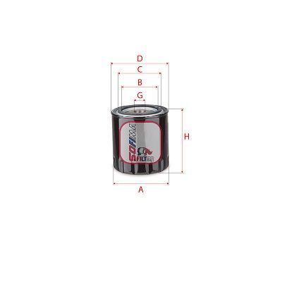 Alyvos filtras SOFIMA S 7330 R