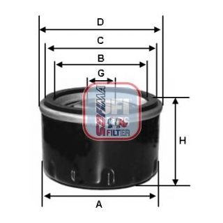Alyvos filtras SOFIMA S 7410 R