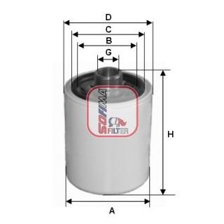 Alyvos filtras SOFIMA S 8029 RH