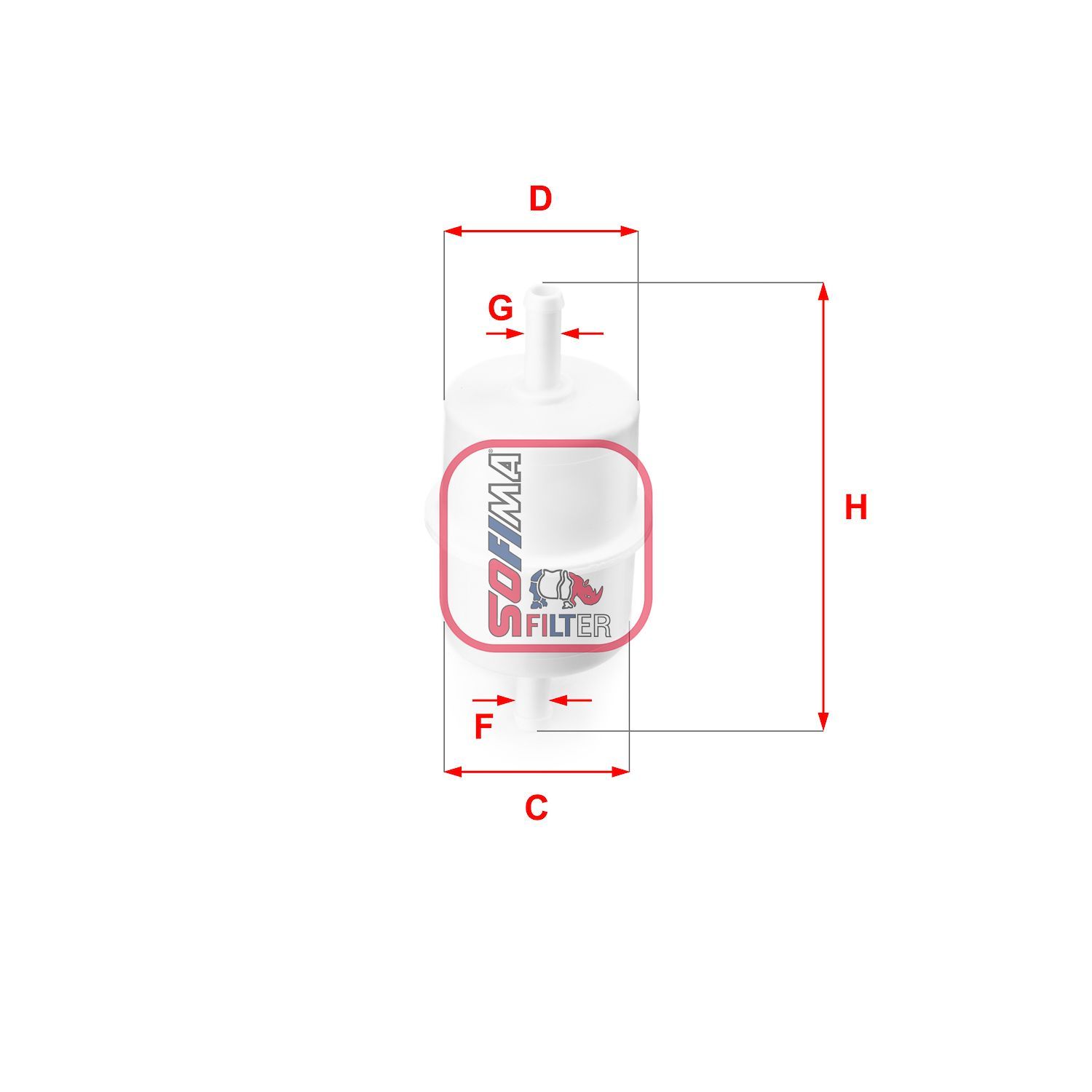Kuro filtras SOFIMA S 1010 B