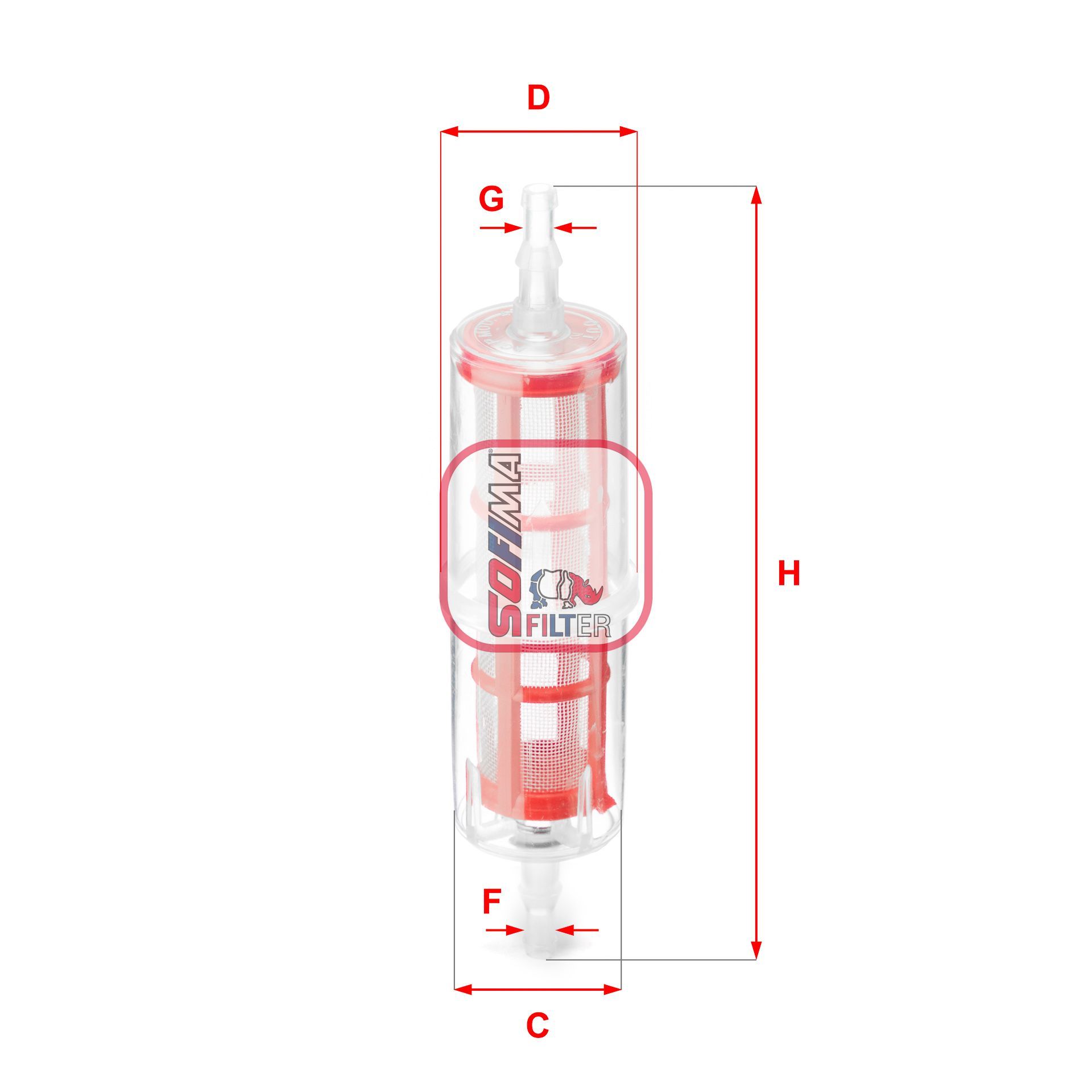 Kuro filtras SOFIMA S 1015 B