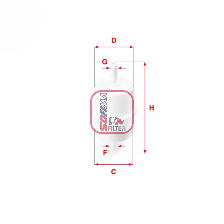 Kuro filtras SOFIMA S 1028 B