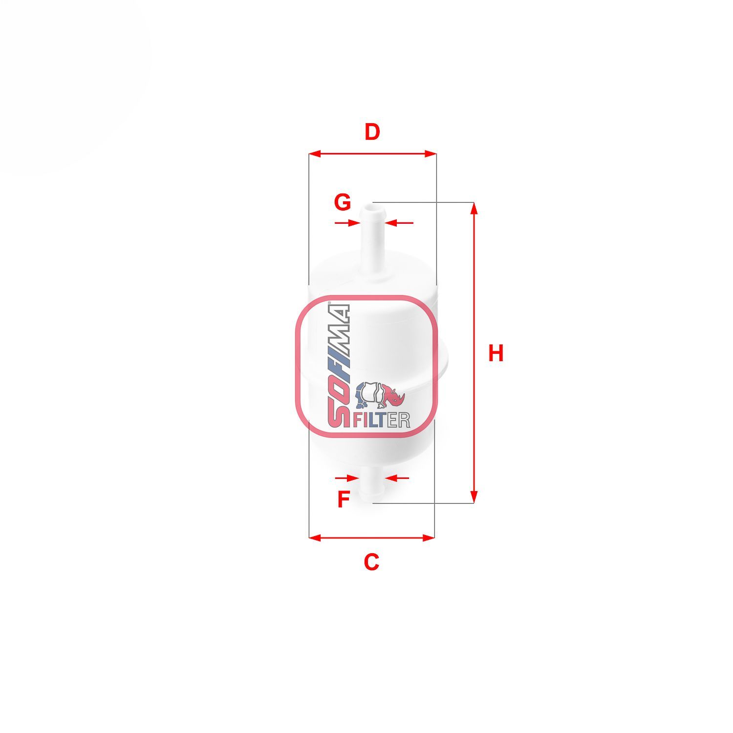 Kuro filtras SOFIMA S 1028 B