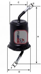 Kuro filtras SOFIMA S 1520 B