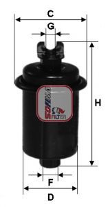 Kuro filtras SOFIMA S 1551 B