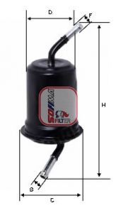 Kuro filtras SOFIMA S 1764 B