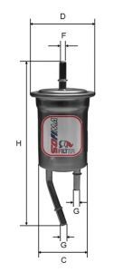 Kuro filtras SOFIMA S 1828 B