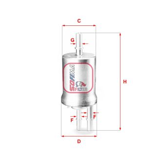 Kuro filtras SOFIMA S 1855 B