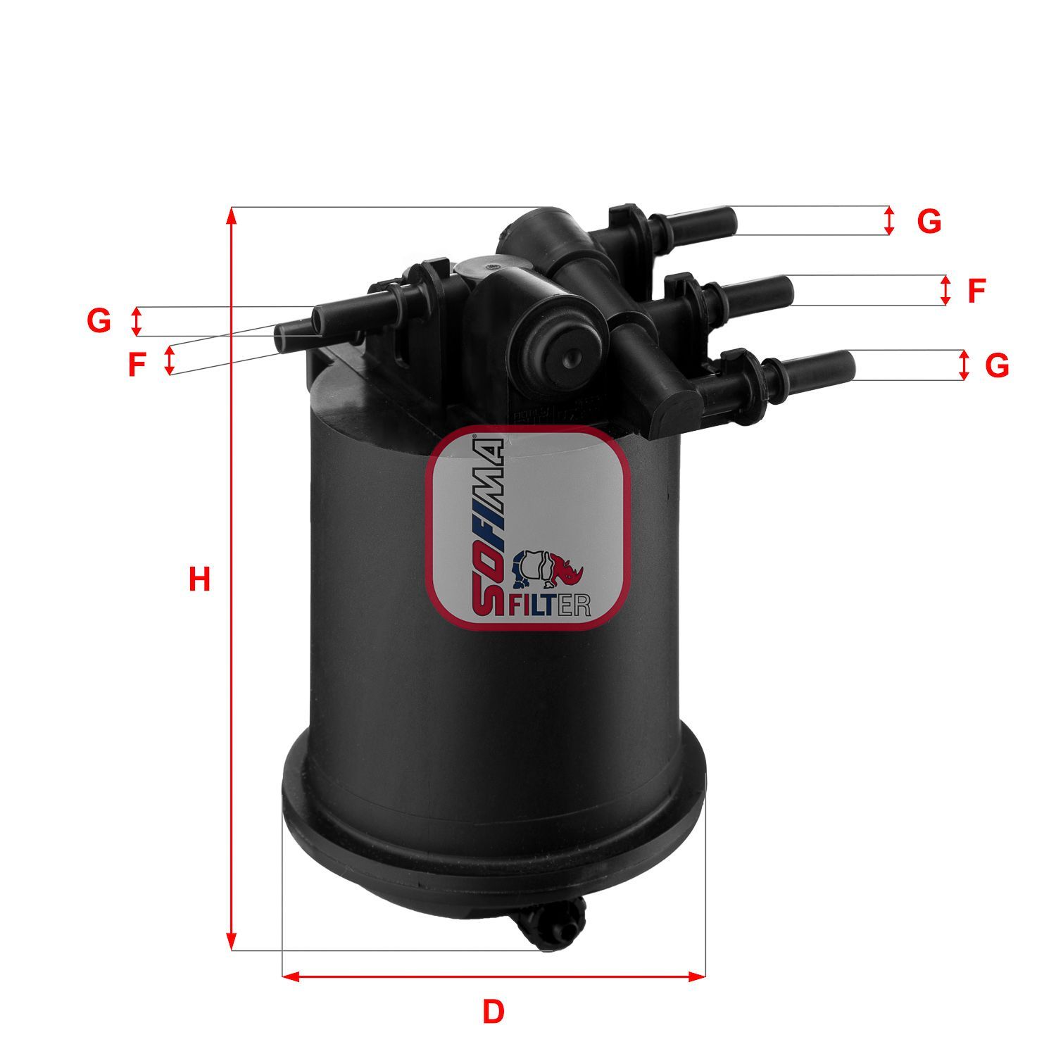 Kuro filtras SOFIMA S 4086 NR