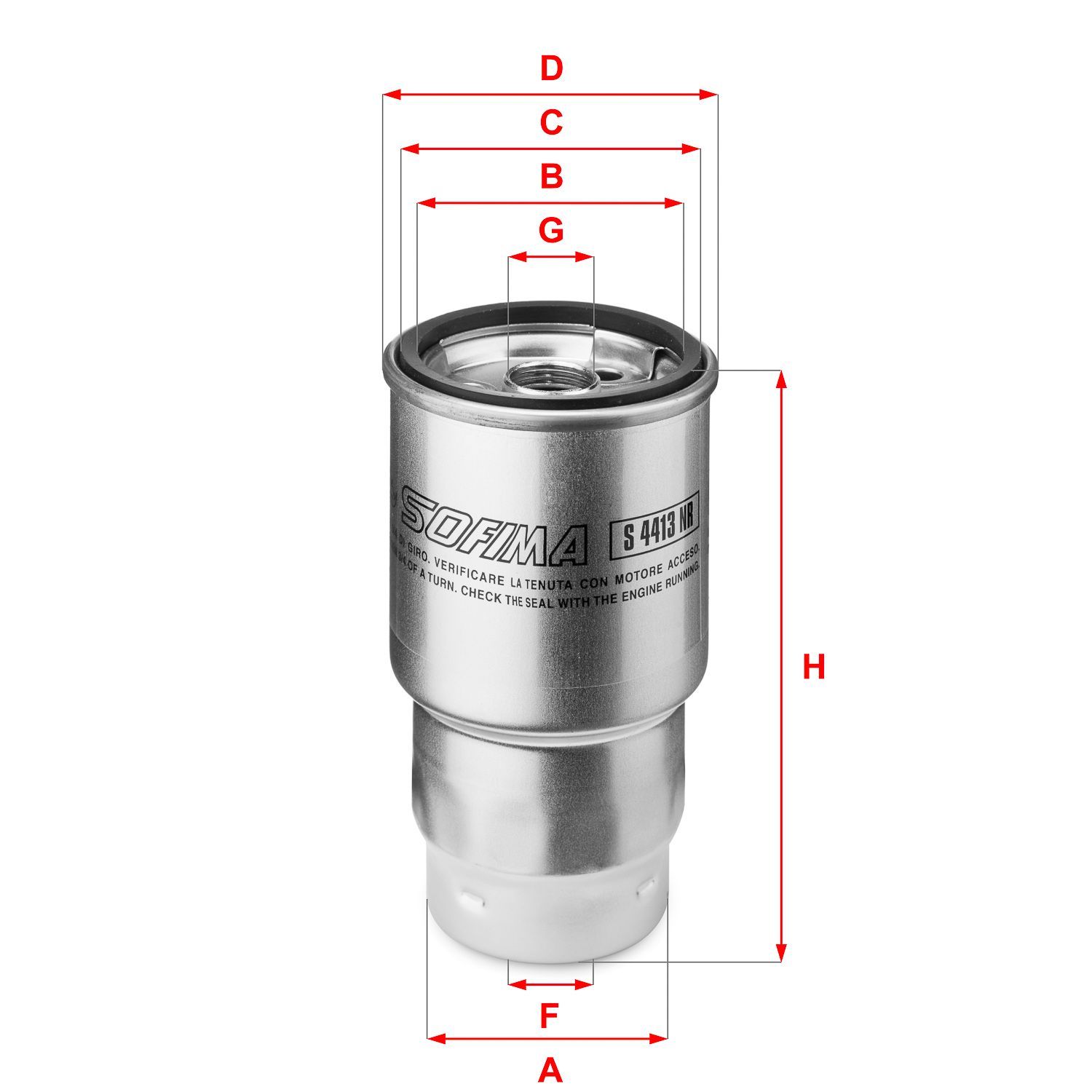 Kuro filtras SOFIMA S 4413 NR