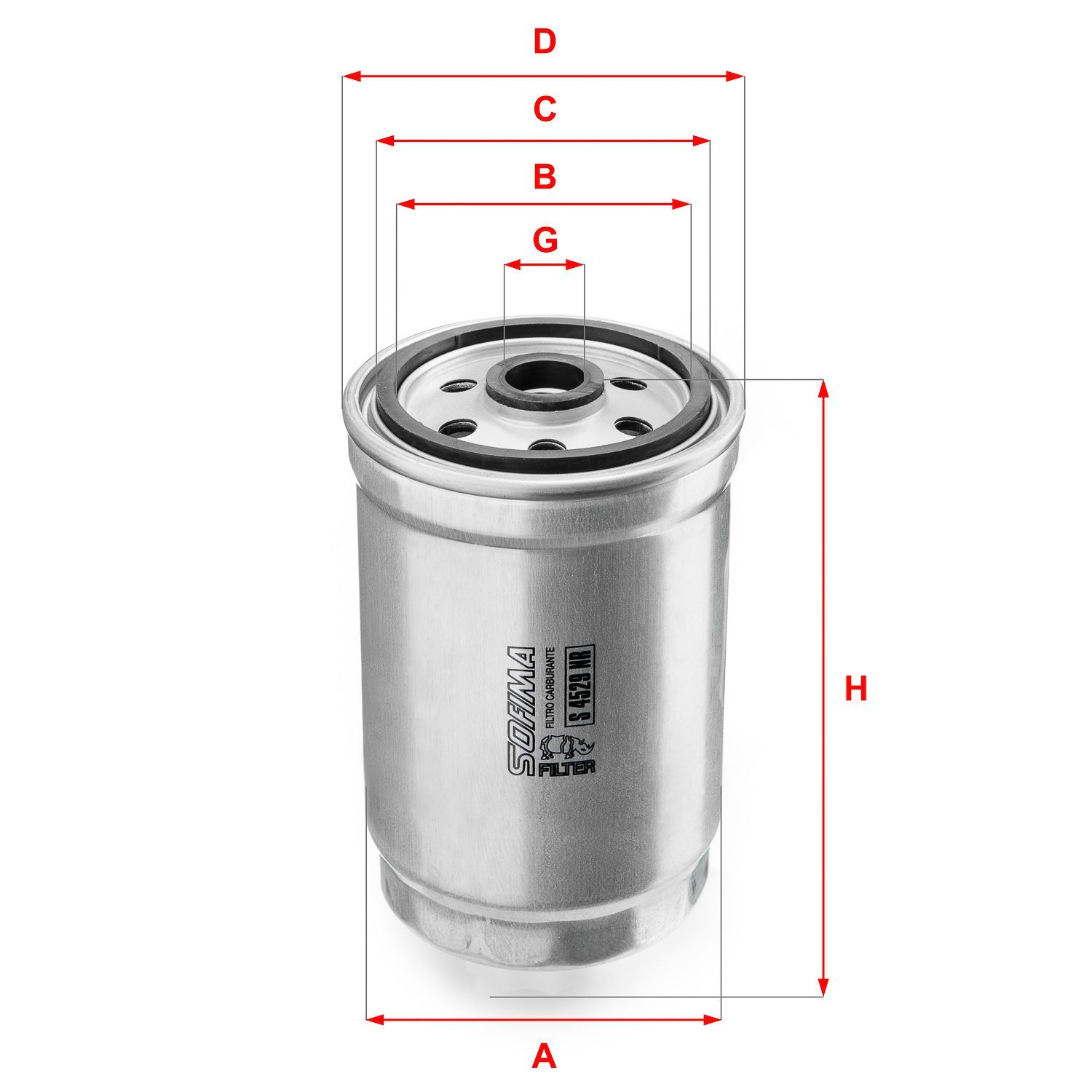 Kuro filtras SOFIMA S 4529 NR