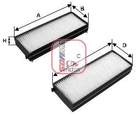 Filtras, salono oras SOFIMA S 3142 C