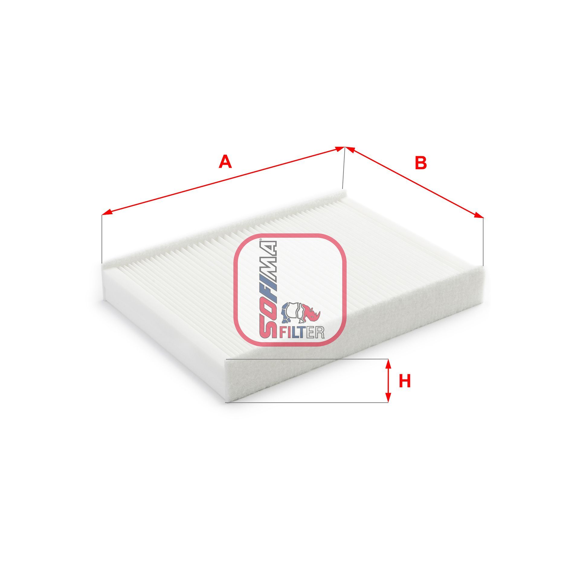 Filtras, salono oras SOFIMA S 3233 C
