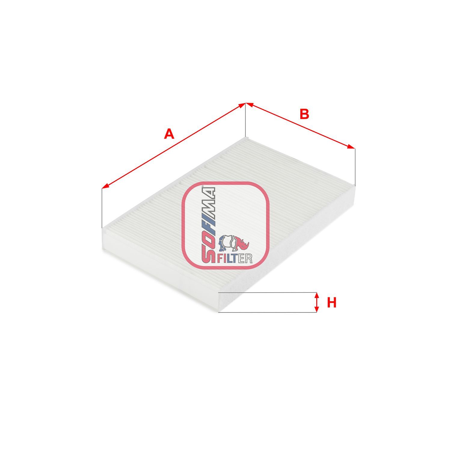 Filtras, salono oras SOFIMA S 3242 C