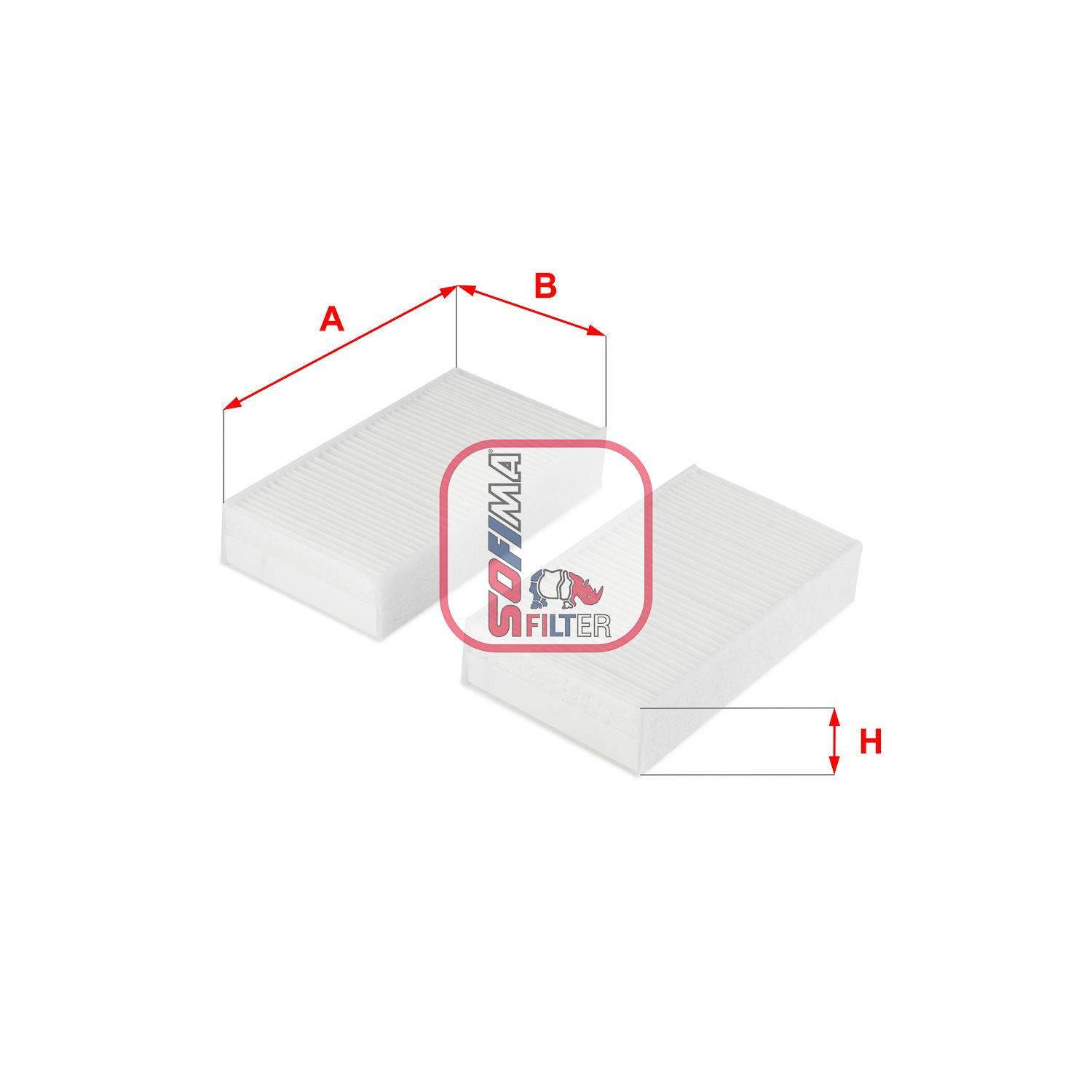 Filtras, salono oras SOFIMA S 3253 C