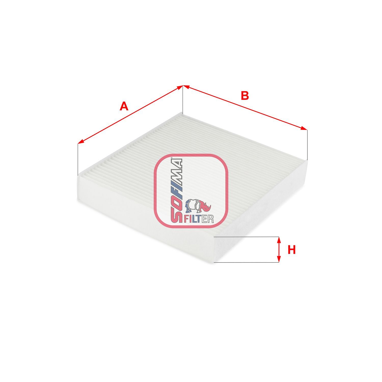 Filtras, salono oras SOFIMA S 3256 C