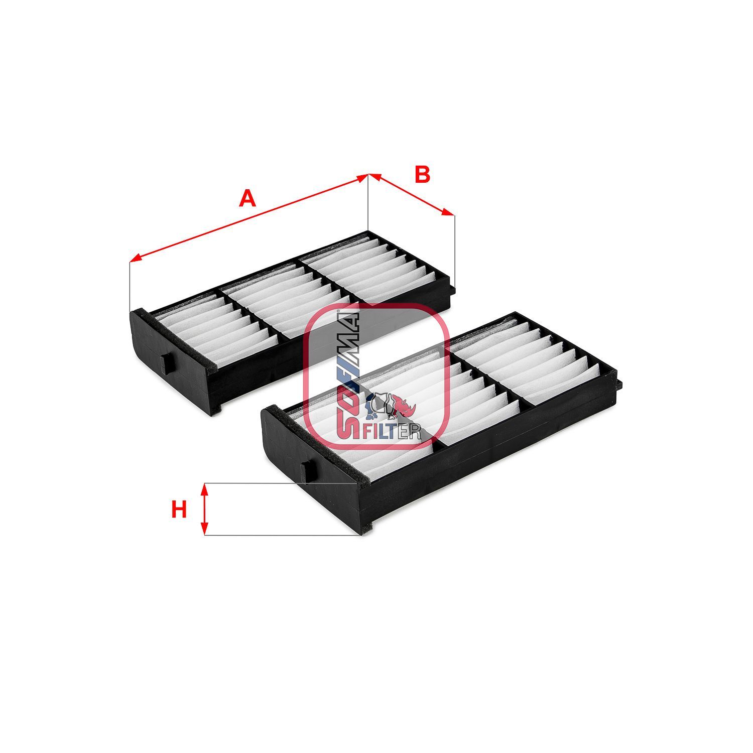 Filtras, salono oras SOFIMA S 3274 C