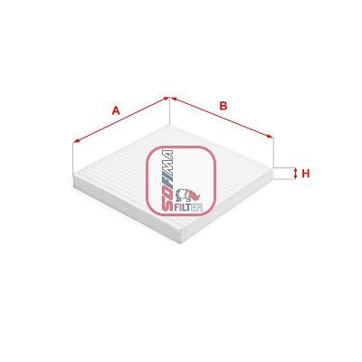 Filtras, salono oras SOFIMA S 3384 C