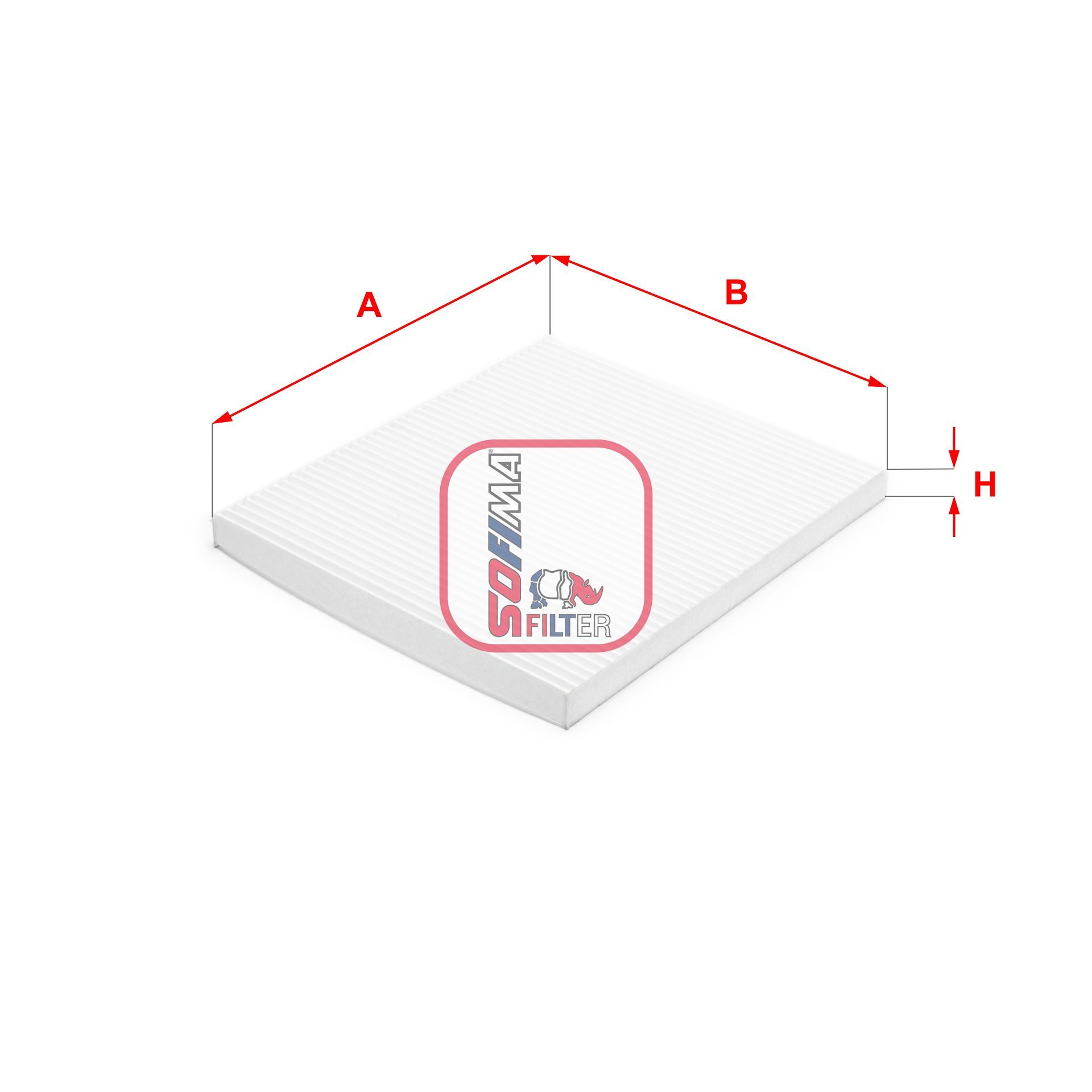 Filtras, salono oras SOFIMA S 3390 C