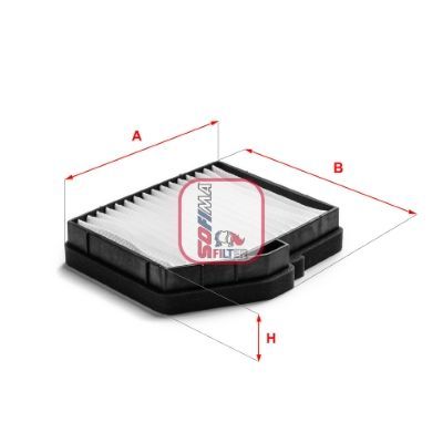 Filtras, salono oras SOFIMA S 3407 C