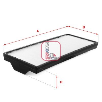 Filtras, salono oras SOFIMA S 3438 C