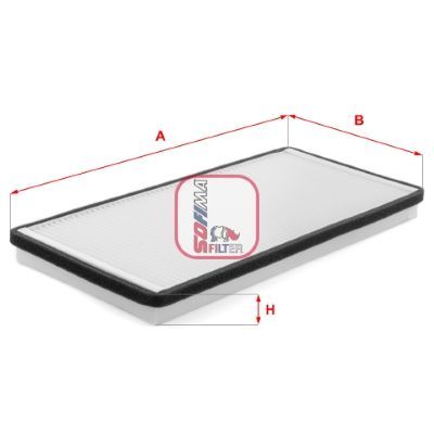 Filtras, salono oras SOFIMA S 3445 C