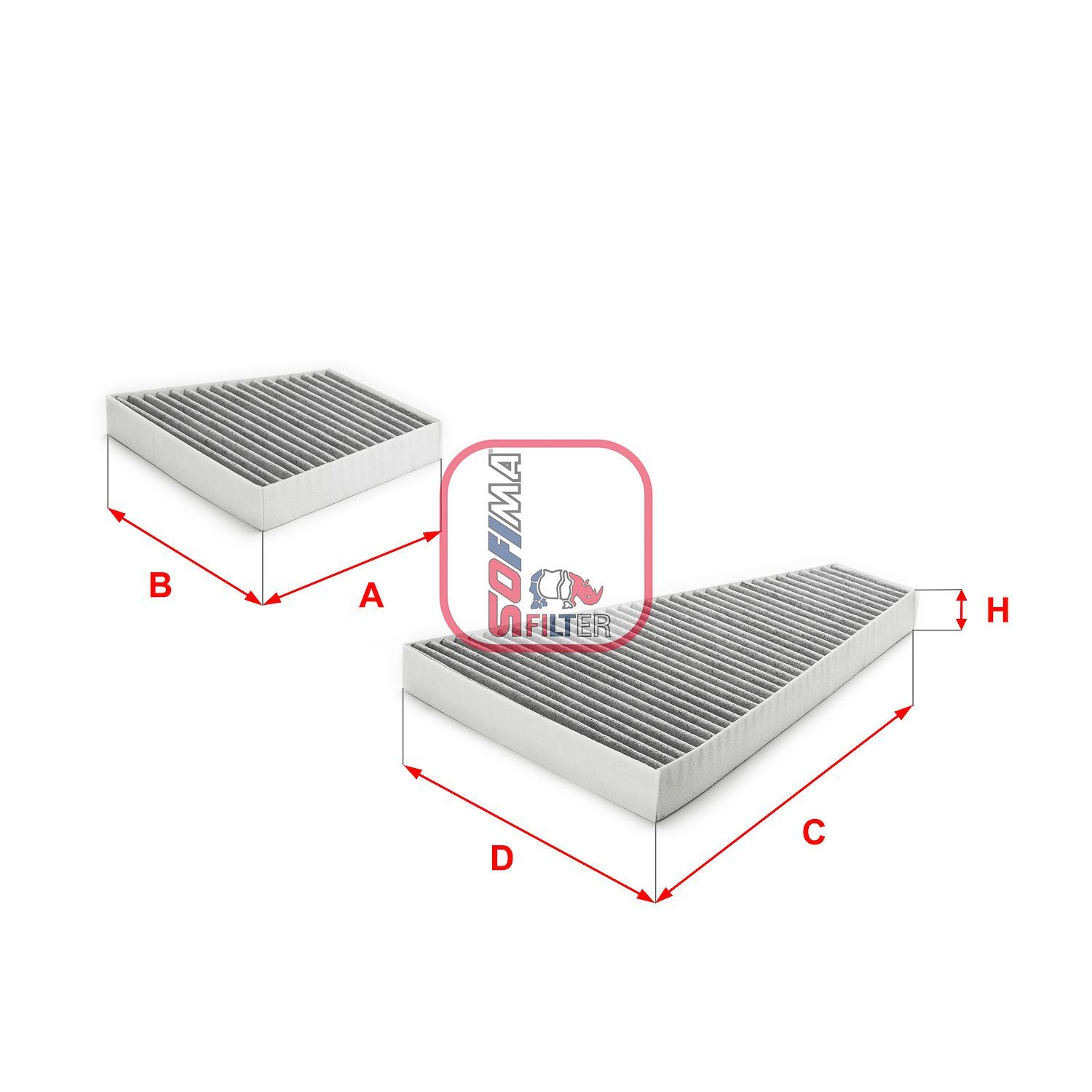 Filtras, salono oras SOFIMA S 4302 CA