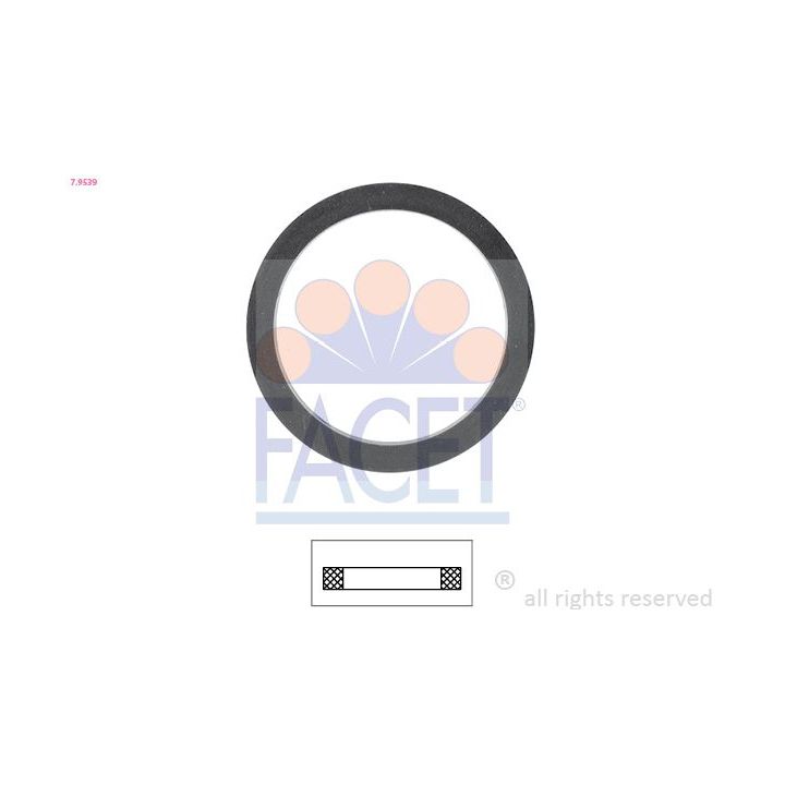 Tarpiklis, termostatas FACET 7.9539