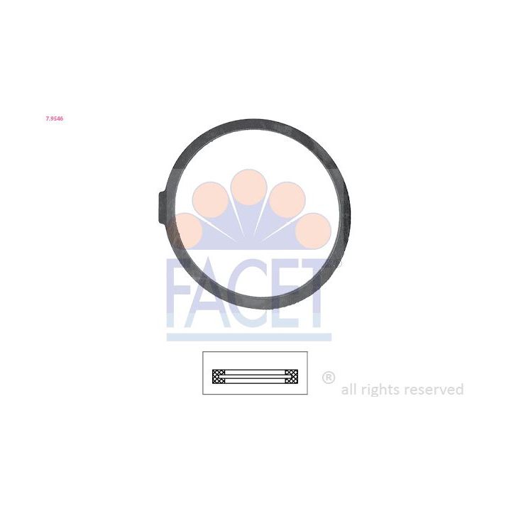 Tarpiklis, termostatas FACET 7.9546