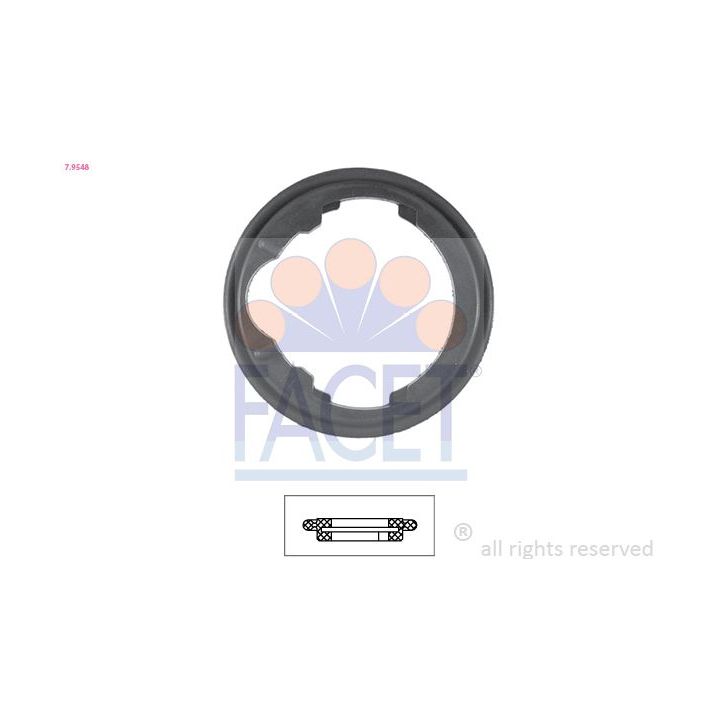 Tarpiklis, termostatas FACET 7.9548