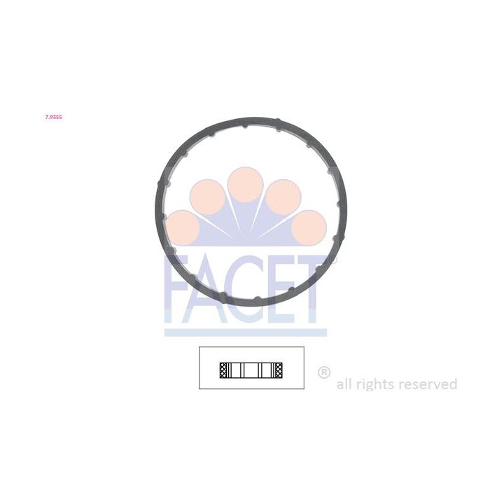 Tarpiklis, termostatas FACET 7.9555