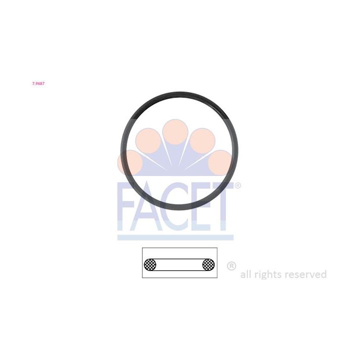 Tarpiklis, termostatas FACET 7.9687