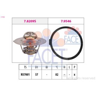 Termostatas, aušinimo skystis FACET 7.7938