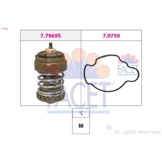Termostatas, aušinimo skystis FACET 7.7981