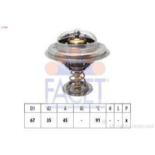 Termostatas, aušinimo skystis FACET 7.7989