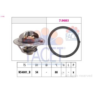 Termostatas, aušinimo skystis FACET 7.7995