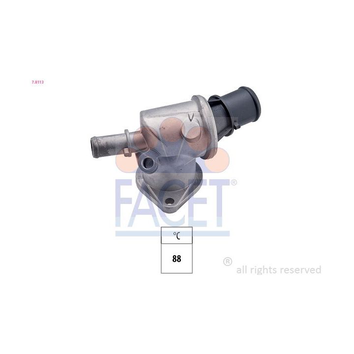 Termostatas, aušinimo skystis FACET 7.8113