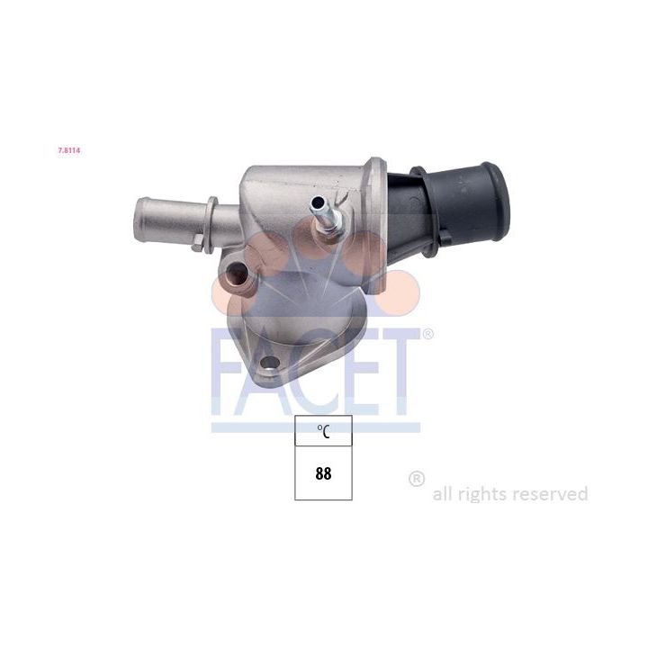 Termostatas, aušinimo skystis FACET 7.8114