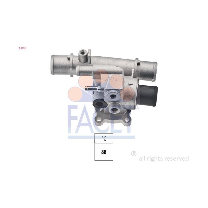 Termostatas, aušinimo skystis FACET 7.8115