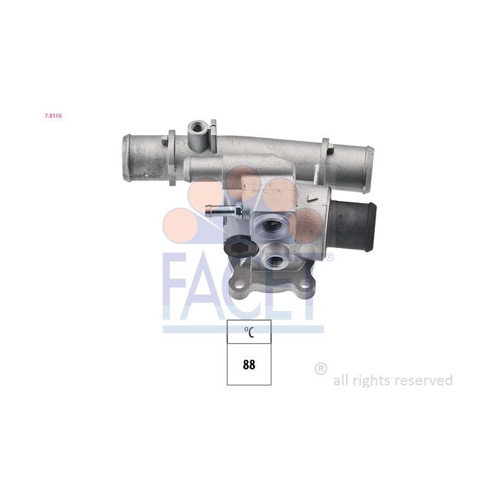 Termostatas, aušinimo skystis FACET 7.8116