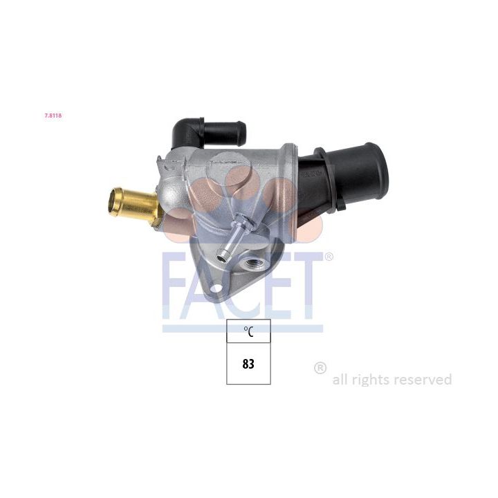 Termostatas, aušinimo skystis FACET 7.8118