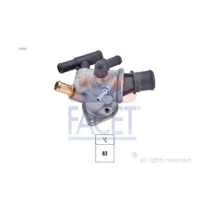 Termostatas, aušinimo skystis FACET 7.8120