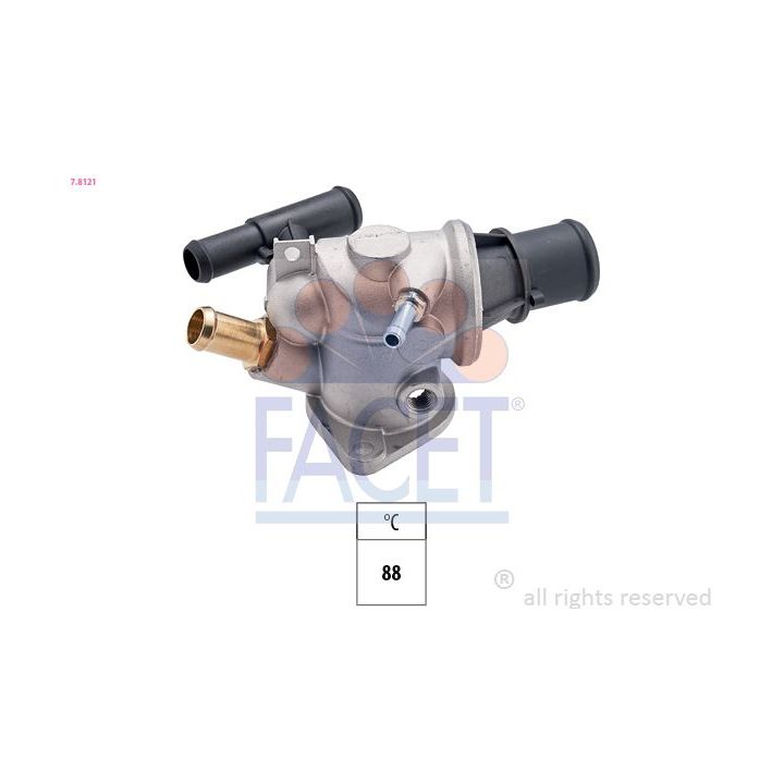 Termostatas, aušinimo skystis FACET 7.8121