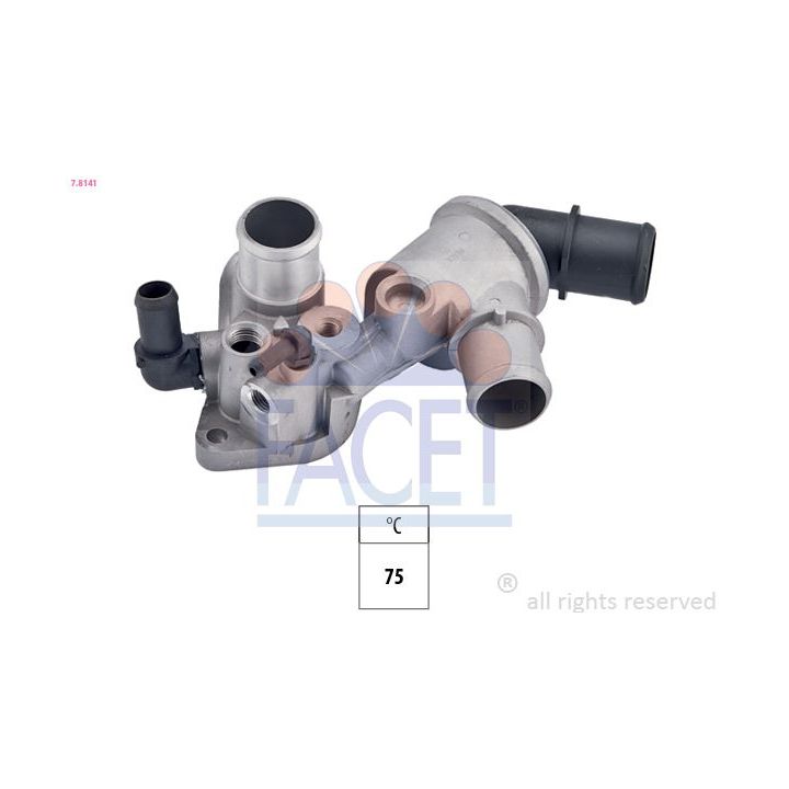 Termostatas, aušinimo skystis FACET 7.8141